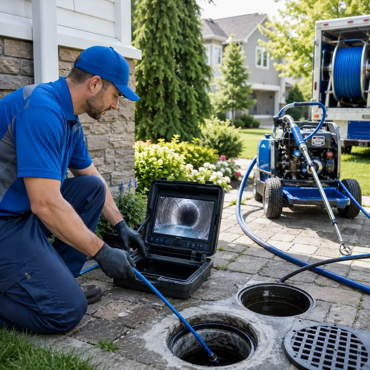Outdoor drain cleaning professionals serving Henderson, NY